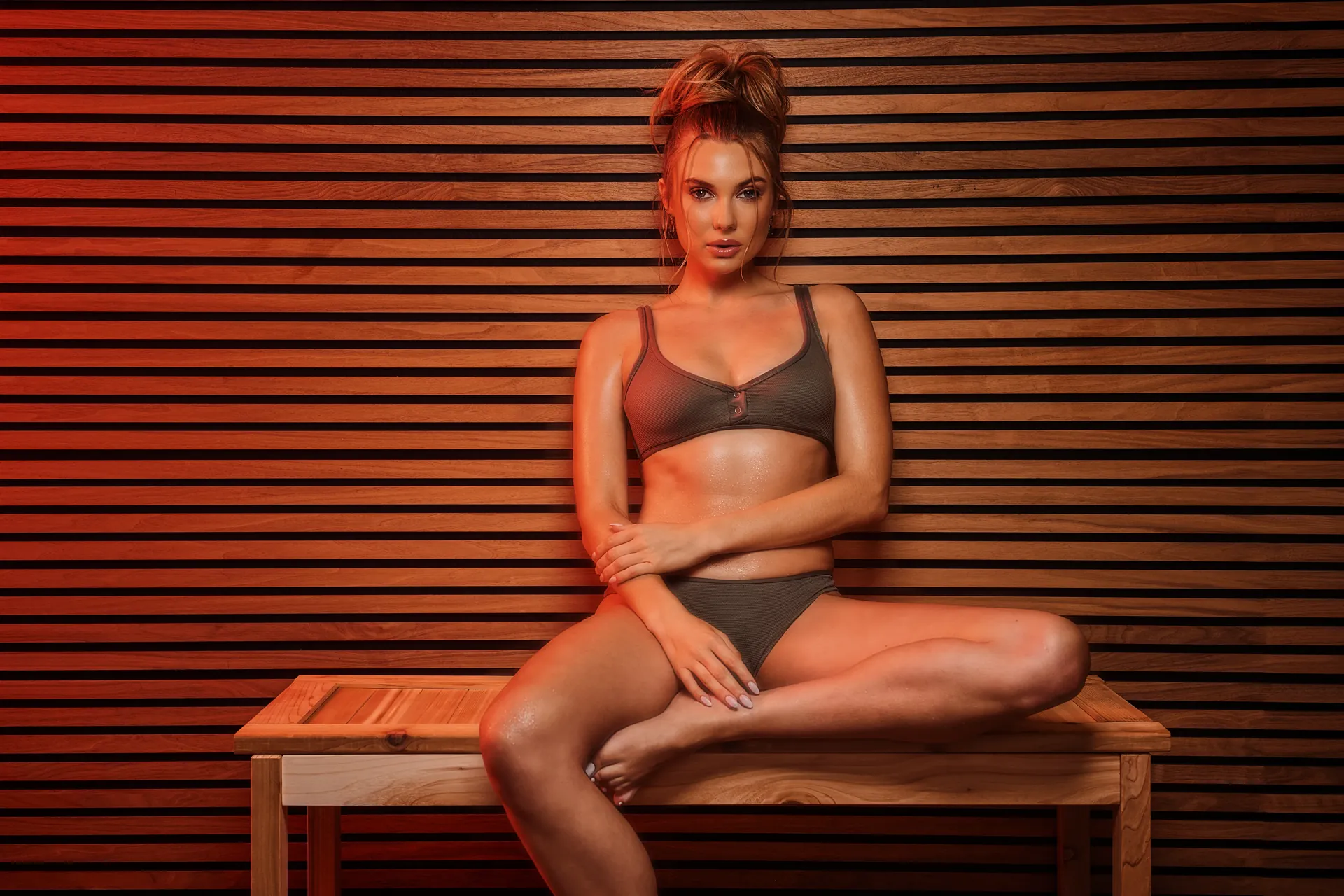 Sauna interior